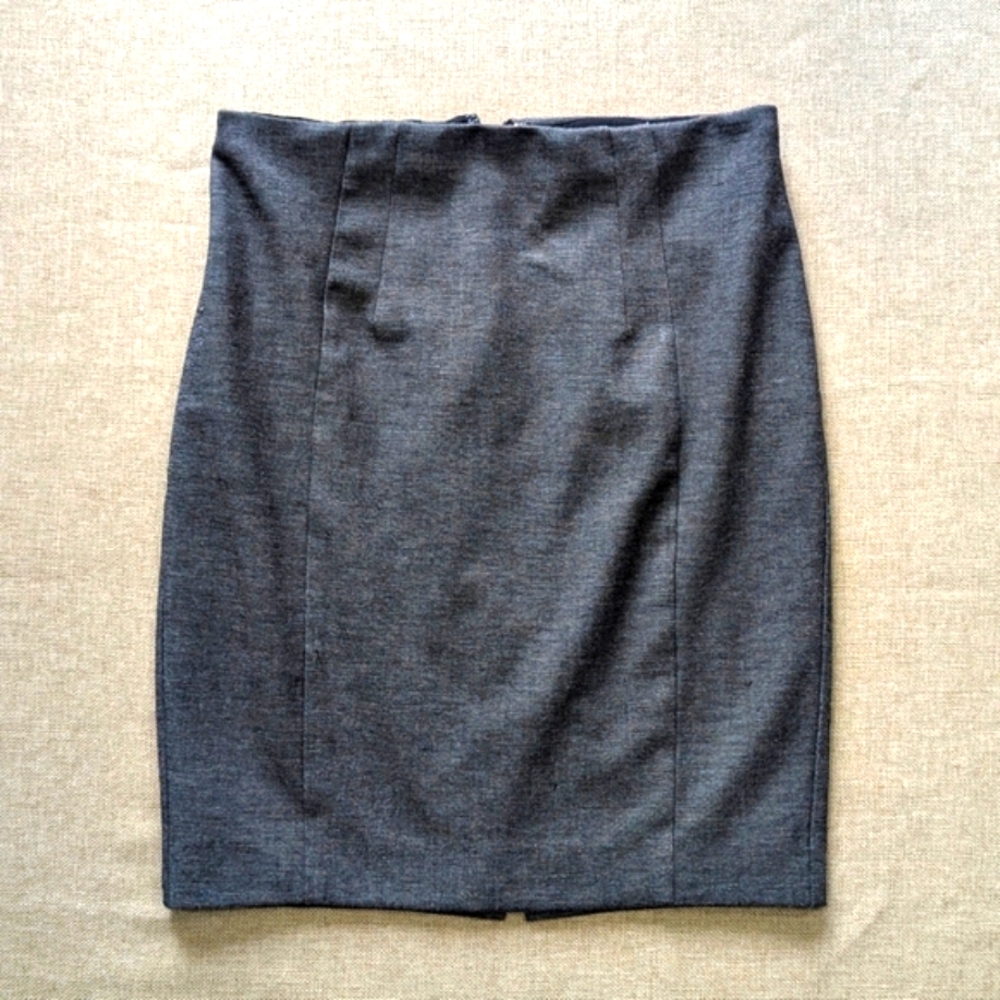 EXPRESS CHARCOAL GRAY PENCIL SKIRT, SIZE 2